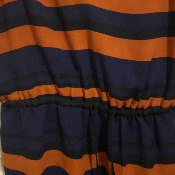 Babaton- Multicolour striped tank top 🧡💙🖤 - Picture 2 of 6